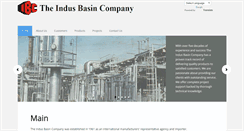 Desktop Screenshot of indusbasinco.com